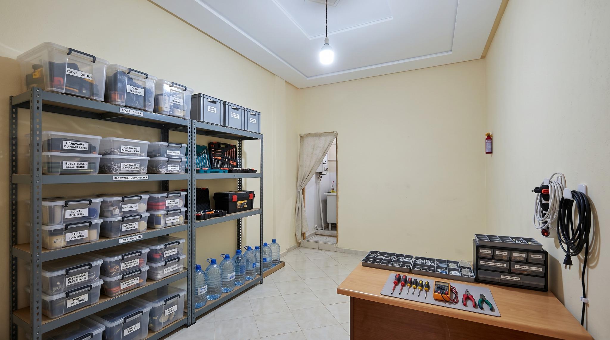 Espace de rangement privé